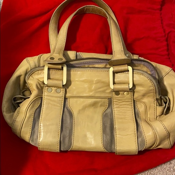 Authentic Jimmy Choo Leather and Suede Malena Bag - Picture 7 of 8